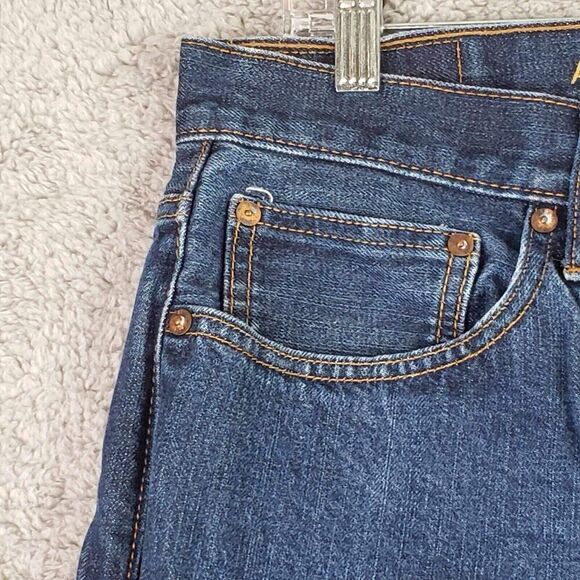 American Eagle Jeans AE Loose Straight Denim Mens 34X30 Medium Wash - Picture 6 of 11